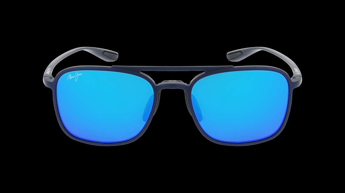 サングラス Maui Jim Maui Jim - KEOKEA - blue keokea matte blue Maui Jim Keokea Aviator Polarized Blue Sunglasses Blue